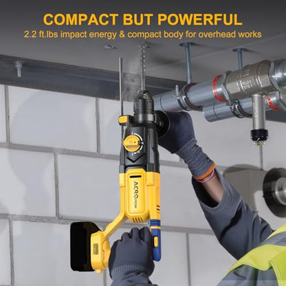 ACROPOW SDS-Plus Cordless Rotary Hammer Drill for Dewalt 20V Battery