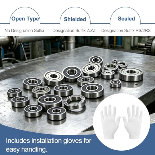 uxcell 2pcs R24-2RS Deep Groove Ball Bearing 1-1/2" IDx2-5/8 ODx9/16 H - size: 1-1/2" x 2-5/8" x 9/16"