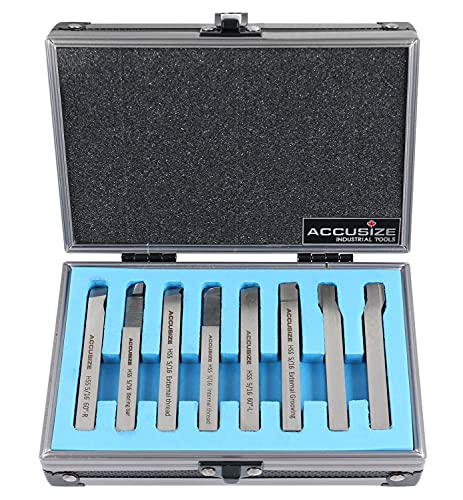Accusize Industrial Tools HSS Tool Bit Pre-Ground, 5/16 in, 2662-2002 - size: 5/16 in