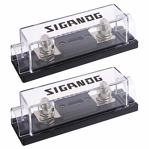 125 Amp ANL Fuse Holder 0/2/4 Gauge Fuse Block with 125A ANL Fuses for Car Audio Truck DIY (2 Pack) - size: 125 A