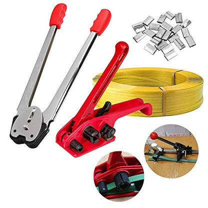 Heavy Duty Manual 4 in 1 PET/PP Manual Strapping Tools for 1/2-3/4" Belt