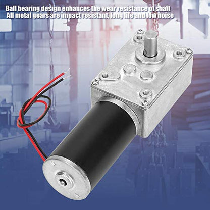 DC 12V 8mm Shaft Gear Motor High Torque Speed Reduction Electric Motor Reversible for Robotics DIY and Automation Projects - size: 12V 400RPM