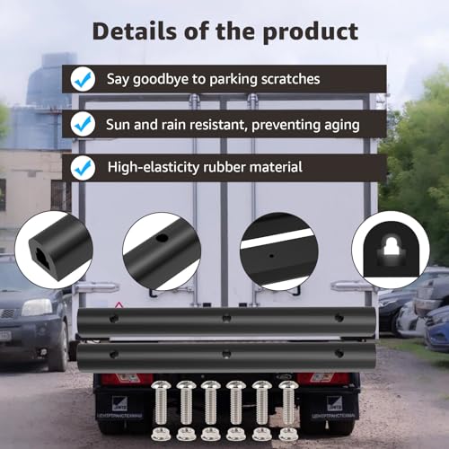 Universal Rubber Bumper Protector Strips Loading Dock Fender Pad Bump Stop