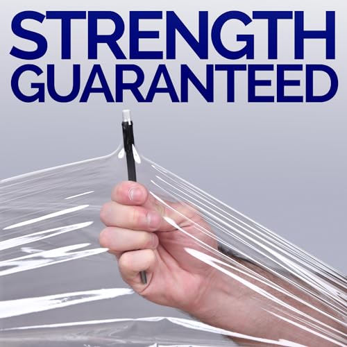 International Plastics Co. 18" 70 Gauge Plastic Stretch Film/Wrap 1500ft 500% Stretch Clear Cling Durable Adhering Packing Moving Packaging Heavy Duty Shrink Film (Pack of 2) - size: 2 Pack, style: Pro 18" Clear