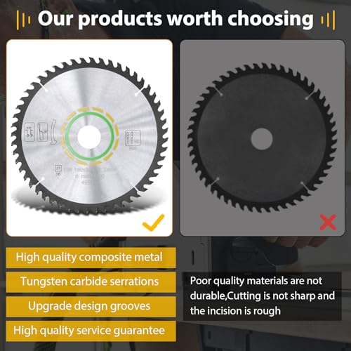48 Tooth Track Saw Blade 495377 491952 Compatible with Festool Ts 55 Blade - style: 48T, 160x2.2x20mm