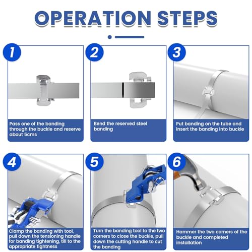 Stainless Steel Ratchet Strapping Tensioner And Big Cable Tie Cutting Tool