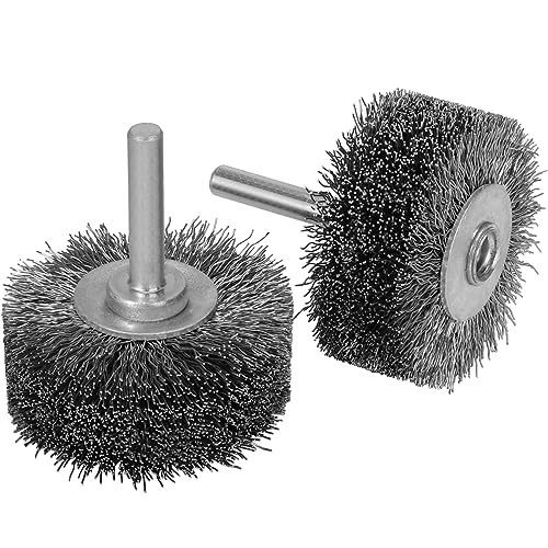 2 Inch Wire Wheel Brush for Drill Attachment 2Pcs