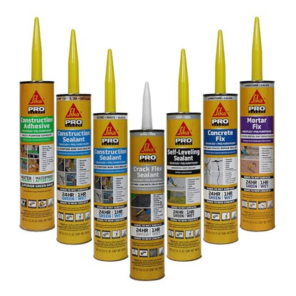 SIKA Sikaflex Polyurethane Construction Joint Sealant, Tan, 10.1 fl oz - color: Tan