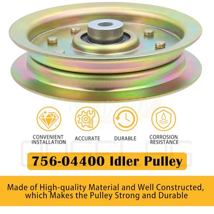 01004101 Pulley for Cub Cadet Z Force 44" 48" 50" 54" 60" Tractors - color: L14 1x756-04400