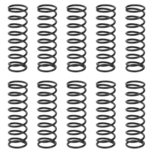 uxcell 30Pcs Compression Spring 12mm OD 1.2mm Wire Size 40mm Free Length - color: Black, size: 12mm x 1.2mm x 40mm