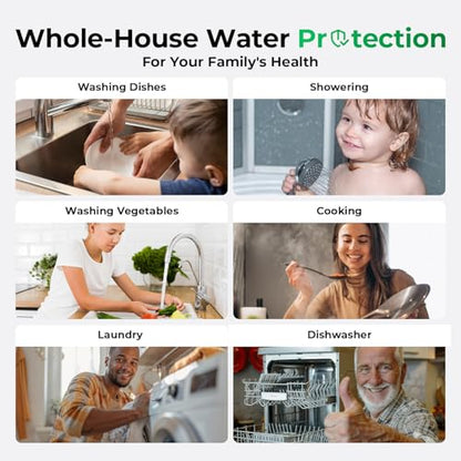 iSpring WGB32B Commercial-Grade Whole House Water Filter System