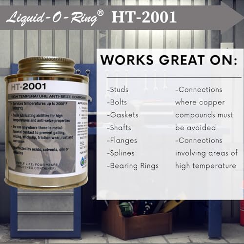 HT-2001 High-Temp Anti-Seize Lubricant - 2000°F Rated (8oz)