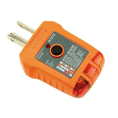 Klein Tools MM320KIT Digital Multimeter Electrical Test Kit, Non-Contact Voltage Tester, Receptacle Tester, Carrying Case and Batteries
