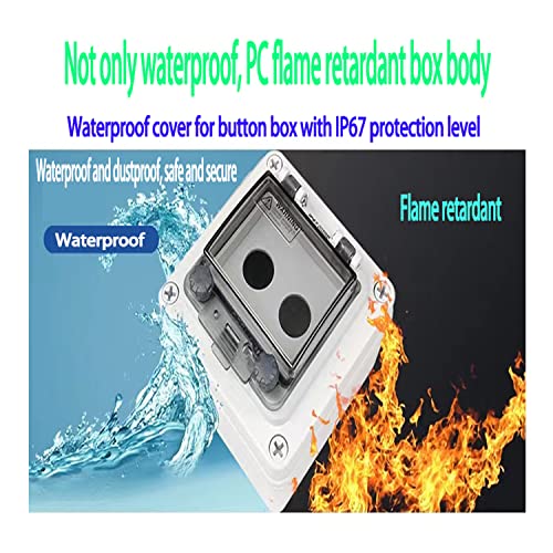 E-Stop Start Stop Jog FWD Rev Switch Push Btn IP67 22mm Control Station - color: Single row red/green/yellow/emergency stop button