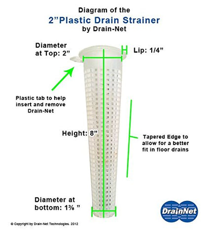 2" Plastic Mesh Drain-Net Drain Strainer