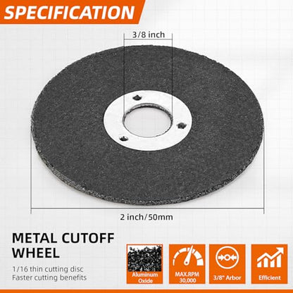SI FANG 2 Inch Die Grinder Cut Off Wheels 10Pcs Mini Metal Cutting Disc - style: 2'' Cut Off Wheel