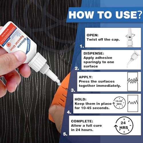 30g Silicone Glue - Strong Adhesive for Repairs and Sealing - size: Silicone Glue
