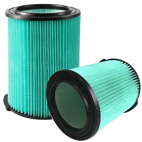 GIB 2Pack 38753 CMXZVBE38753 HEPA Filter for Craftsman Shop Vac 5-20 Gallon - color: Green