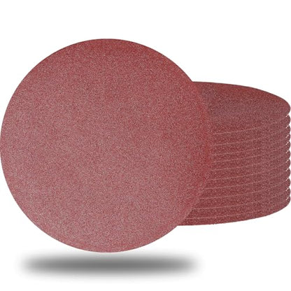 Tonmp 10 PCS 9 Inch 120 Grit Sanding Discs for Hand Radial Sander - 9"" Round Hook & Loop Sandpaper for Hand Sanding Tool, Aluminum Oxide Sander Disc for Hand Drywall Power Sander (120 Grits) - style: 120 Grits