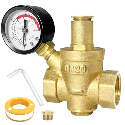 Water Pressure Regulator, 3/4 Inch NPT Thread DN20