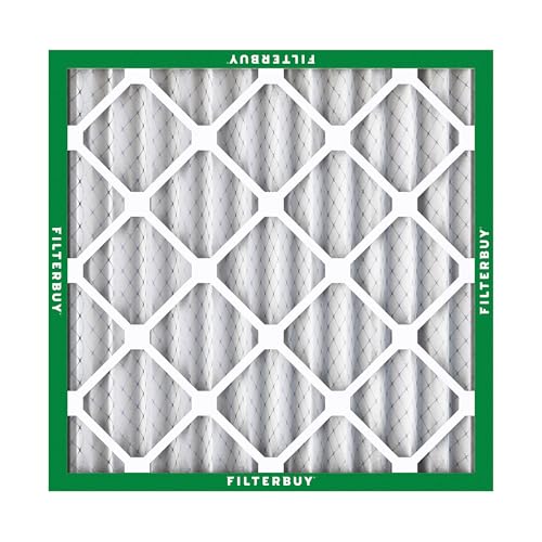 Filterbuy 10x10x2 Air Filter MERV 8 Dust & Allergy Defense (12-Pack) - size: 10x10x2