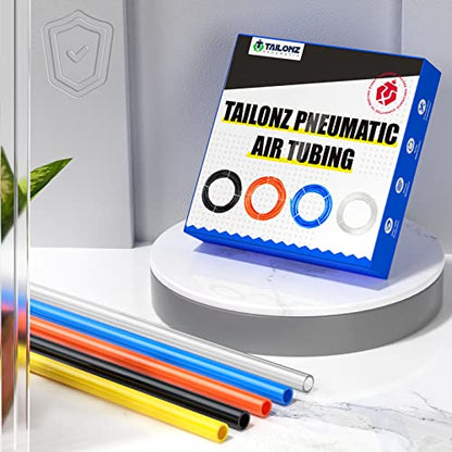 TAILONZ PNEUMATIC Orange 3/8 Inch od 10 Meters PU Air Tubing Kit Pipe Hose Air Line Tubing Or Fluid Transfer Pneumatic tubing (3/8 PU Tube) - color: Orange