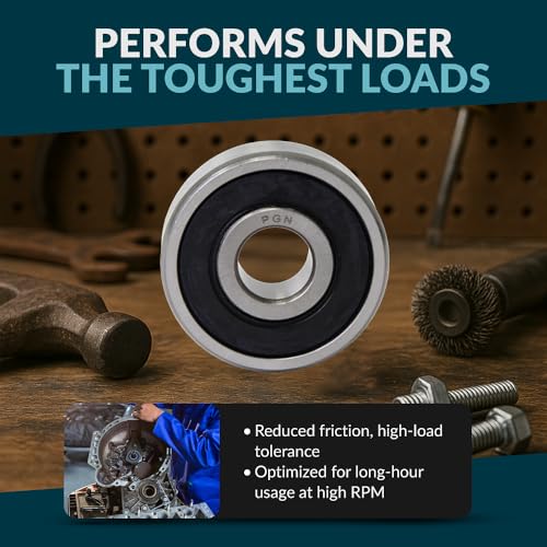 PGN 6307-2RS (1 Pack) Ball Bearing 35x80x21mm Chrome Steel Sealed