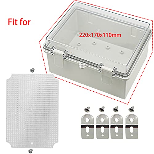 Zulkit Junction Box Mounting Plates (8.7" x 6.7" x 4.3") - size: 8.7" x 6.7" x 4.3"