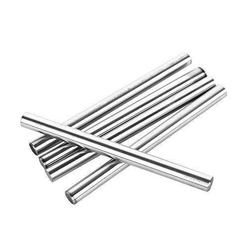 5 Pieces Linear Motion Shaft 8mm x 100mm Round Hardened Lathe Bar Rod