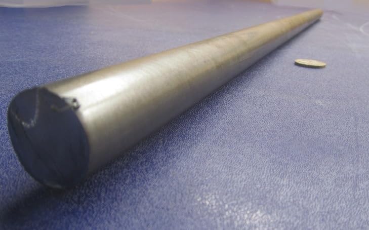 1215 Carbon Steel Round Rod 1.00" Diameter x 3 Foot Length 1 Piece