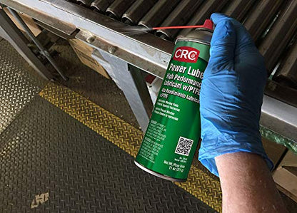 CRC Power Lube Industrial High Performance Lubricant w/PTFE 03045 – [Pack of 12] 11 Wt Oz., High Performance Aerosol Lubricant - style: Lubricant (Pack of 12)