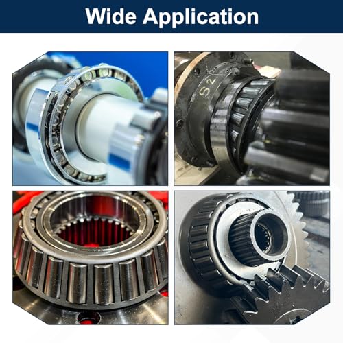 uxcell 30203 Tapered Roller Bearing Cone and Cup, 17x40x13.25mm, 2 Set - size: 30203