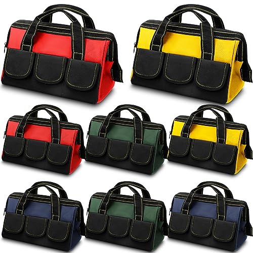 Silkfly 13 Inch 8 Pcs Tool Bags for Men,Waterproof Tools Organizer Bag - size: 13 Inch