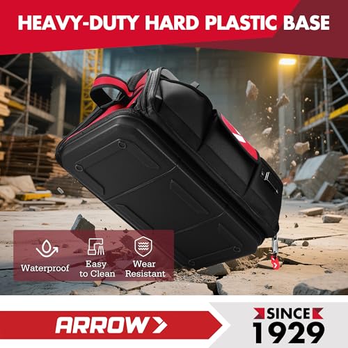 ARROW 17" Large Tool Bag with 36 Multipurpose Pockets, Tool Bags for Men - size: 17 Inch