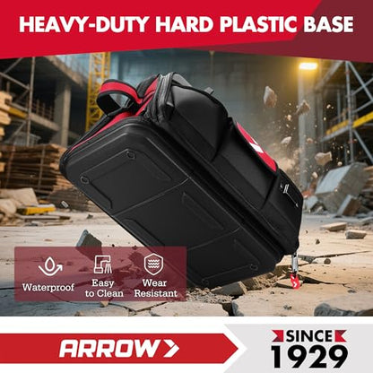 ARROW 17" Large Tool Bag with 36 Multipurpose Pockets, Tool Bags for Men - size: 17 Inch