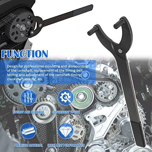 Engine Timing Belt Change Tool Kit Against Timing Pulley Holder Tool fit for VW Golf 3036 T10172