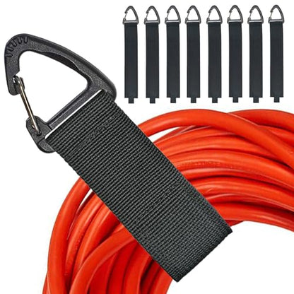 ZTSXLLIM Extension Cord Organizer Garage Organization with Carabiner 8 Pack - size: 8L/0M/0S