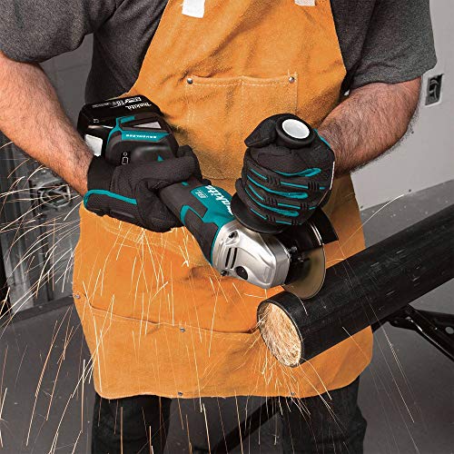 Makita XAG11T 18V LXT® Lithium-Ion Brushless Cordless 4-1/2” / 5" Paddle Switch Cut-Off/Angle Grinder Kit, with Electric Brake (5.0Ah) - style: Kit