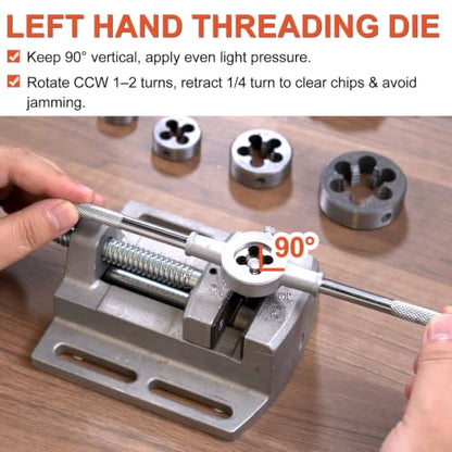 3/4"-16 UNF Round Threading Die Left Hand Alloy Steel - size: 3/4"-16 UNF