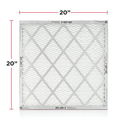 Frigidaire 20x20x1 Air Filter, MERV 11 Pleated Furnace AC Filters, 6 Pack - size: 20 x 20 x 1, style: Merv 11