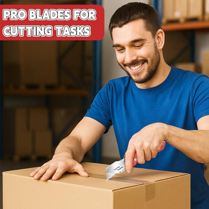 JETMORE 500 Pack Razor Blades, Box Cutter Blades, SK5 Utility Knife Blades - size: 500 Pack