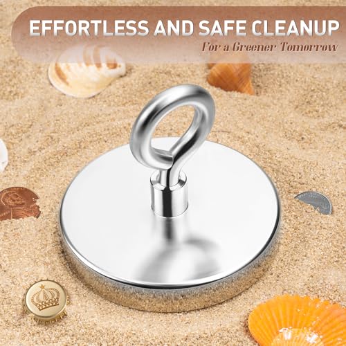 FINDMAG 1200 LBS Large Fishing Magnet, 3.94 Inch Neodymium Pickup Magnet - size: 3.94 inches (100mm)