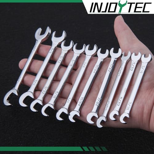 Mini Double Open End Wrench Super-Thin SAE Wrench Set - style: SAE