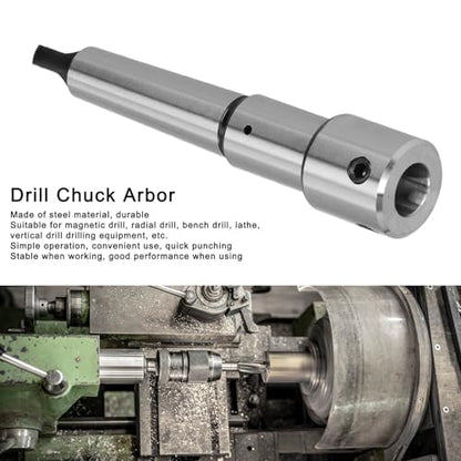 Annular Cutters Arbor, MT3 to 3/4" Weldon Shank, Drill Press Extension Adapter (Morse Taper 3) for Magnetic/Radial/Bench/Lathe/Vertical Drill Machine