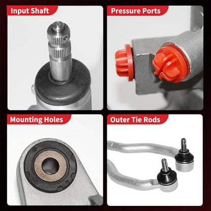 PHOBOOS Hydraulic Power Steering Rack and Pinion Fit for Honda Civic - size: 26-2718/ES800373