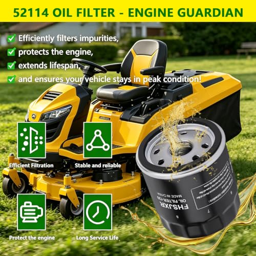 2 Pack 52114 Transmission Oil Filters Compatible with Hydro Gear - size: 2