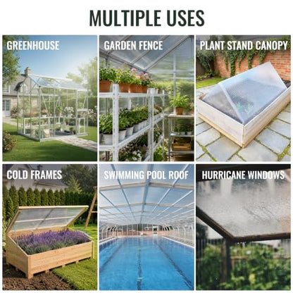 Daltack 14 Pack 6'FT x 2'FT x 0.24" in Polycarbonate Greenhouse Panels