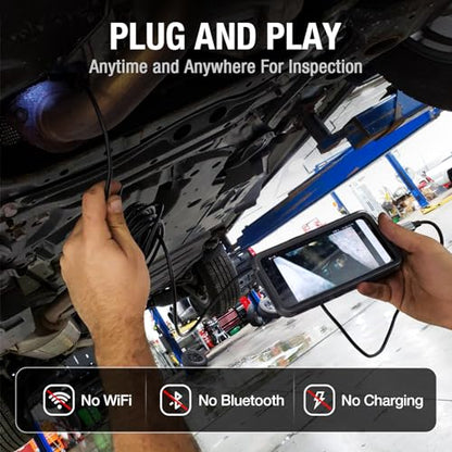 Teslong 10FT USB C Endoscope Camera for iPhone 15/16/17,Android Phone