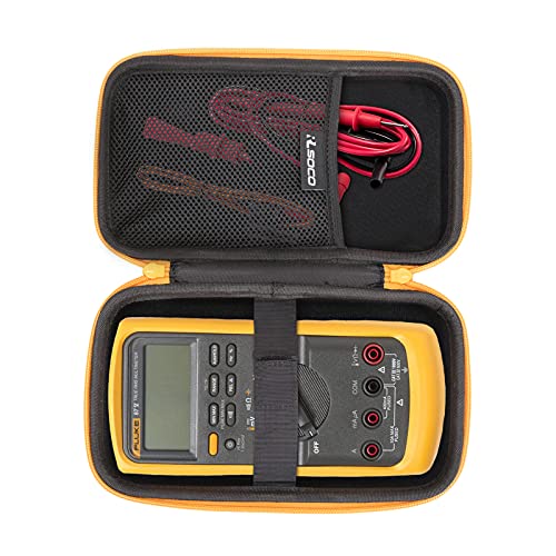 RLSOCO Carrying Case for Fluke 87V / 88V / 77-4 / 87V/E2 / 83V / 86V & EEVblog BM786 & Brymen BM789 Industrial Digital Multimeter (Case Only) - color: Case for 87V