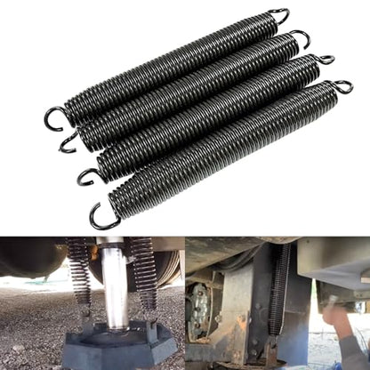 4 Pack R3847 Springs for RV Hydraulic Leveling Jacks Black 13-3/8"